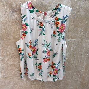 LOFT Multicolored Sleeveless Top